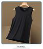Men's Summer Quick-Dry Ice Silk Vest: Breathable, Elastic Nylon Activewear