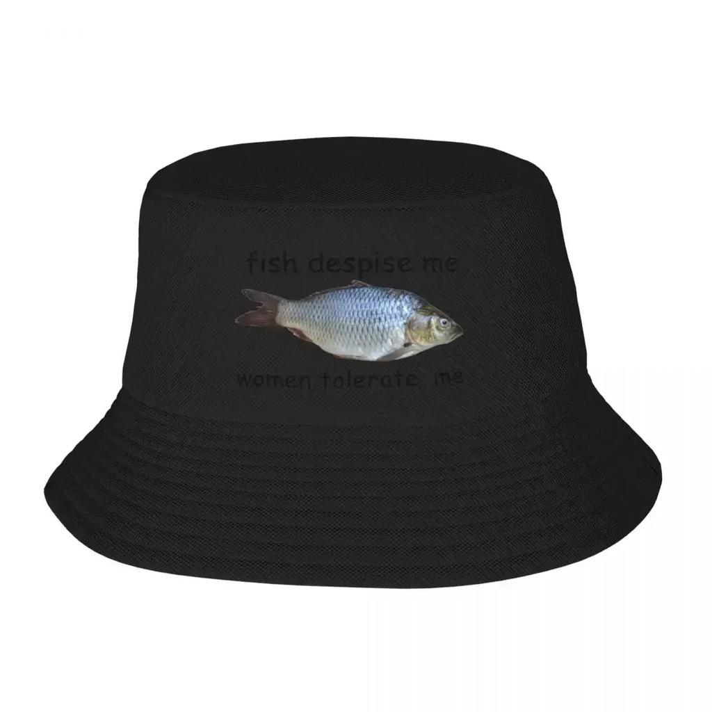 New New HatFish Despise Me Women Tolerate Me Lesbian Bucket Trucker Hats Snapback Cap Anime Sun Hat Golf Wear Unisex W