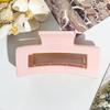 8.5cm Matte Korean Style Square Hair Clip: Elegant Half-Up Shark Clip for Women's New Updo Hair Styling