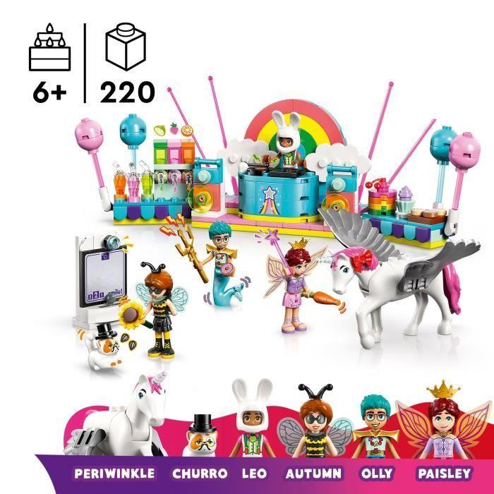 LEGO Friends 42661 Soirée Déguisée avec une Licorne et une Fée - Jeu dès 6 Ans