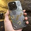Withered Grass Leaves Phone Case For IPhone 16 16E 15 11 12 13 14 Pro Max 16 14 15 Plus Back Shockproof Cover Funda Case