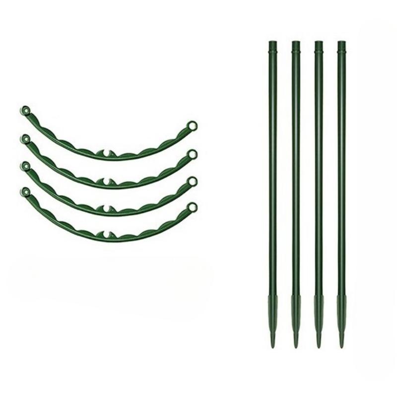 

4/12 шт. пластиковая опора для растений, каркас для теплицы, полукруглый фиксированный стержень, комнатный цветок, растение, лоза, кронштейн для восхождения 4pcs