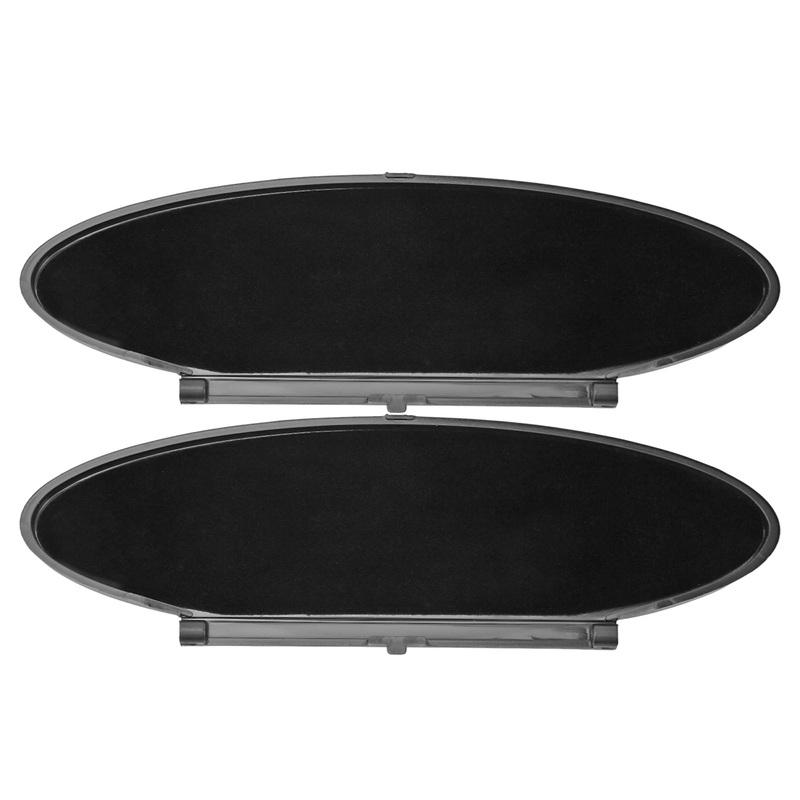 2Pcs Car Sun Visor Mirror Cover 99670142102 Sunvisor Lid Cover Replacement for Porsche Boxster Cayman 986 987 2002-2012