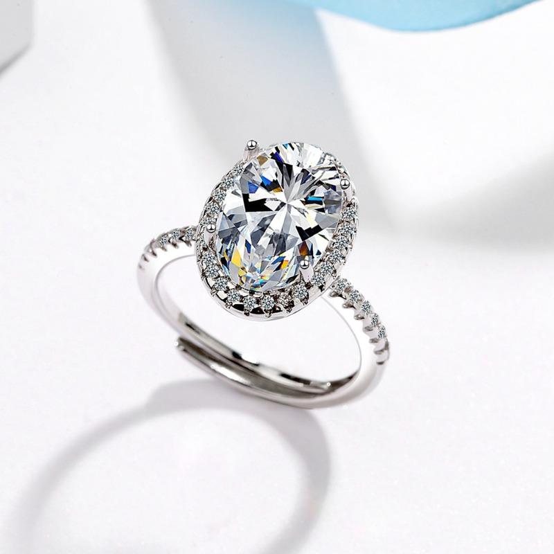 Copper Ring 5A Zircon For Women Cassic Wedding Jewelry Engagement Bands Fine Fashion Gift Party High Quality