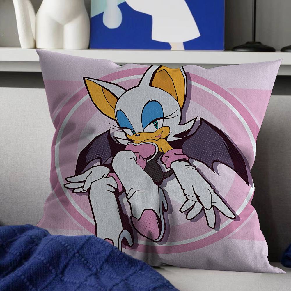 Cartoon S-Sonics 45*45cm Cushion Cover Pillow Cover Decor Pillowcase Home Pillowcase For Couch Pillow