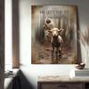 1pc Chasing Lost Lamb Canvas Wall Art Religious Inspirational Poster HD Print for Bedroom, Living Room, Office&Dining Room Decor, Religious Wall Art