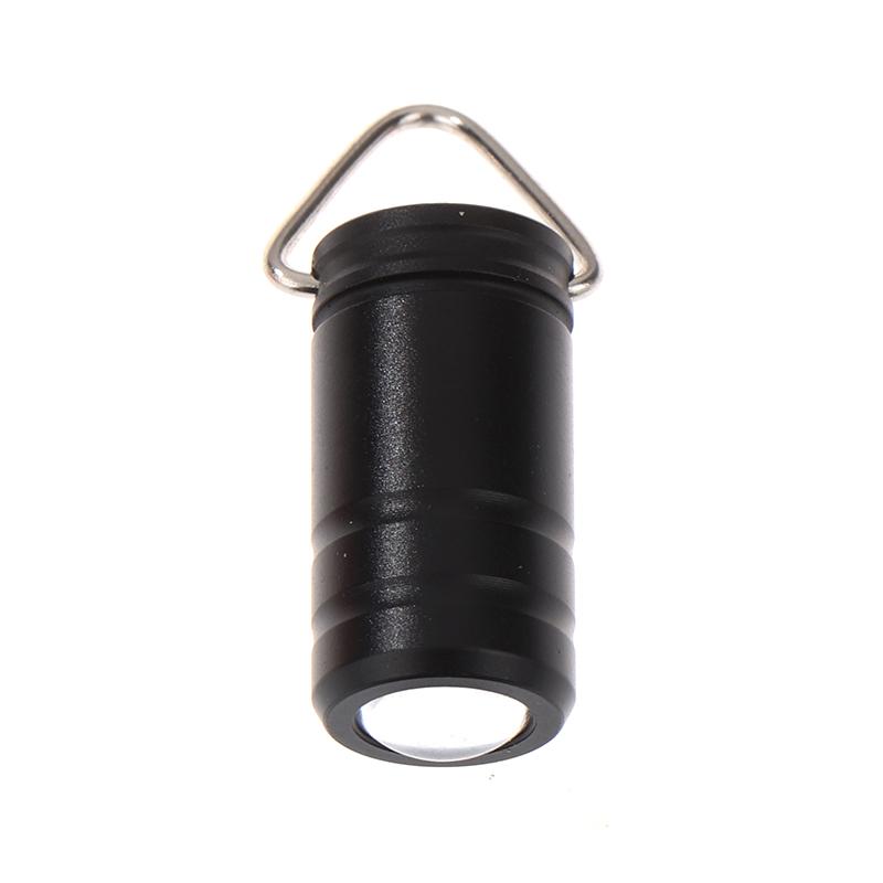 1Pc Mini Pocket Button Battery Led Flashlight Protable Bright Long Lifetime Waterproof Key Ring Gift Torch Outdoor Supplies