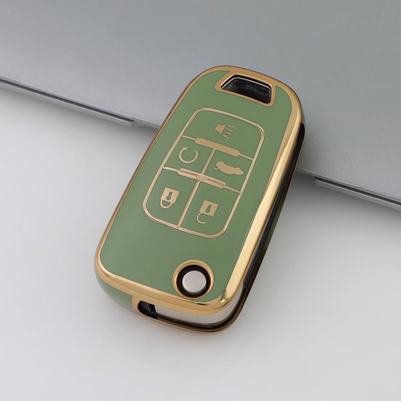 Buick/Chevrolet Key Cover for 2012-2025 Models: Excelle, GT, LaCrosse, Encore, Malibu – Folding Protective Shell
