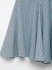 Spring 2026 European & American Style Women's Plaid Wave Midi Skirt