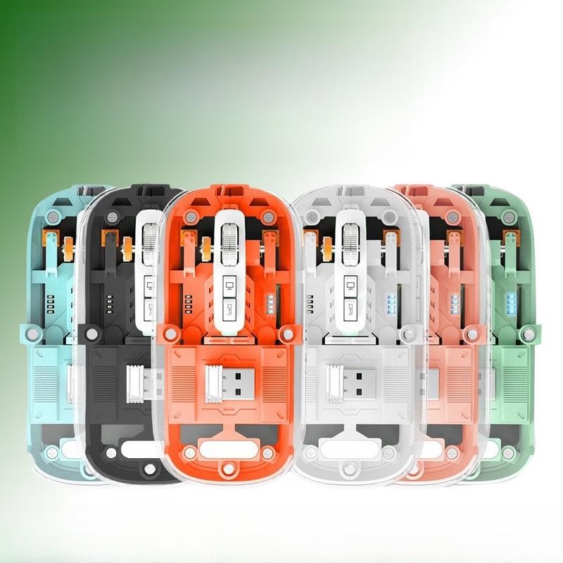 OLOEY Transparent Wireless Rechargeable Mouse