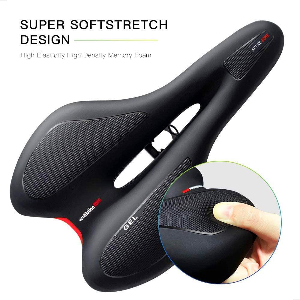 YAFEE Cross Border New Silicone Bicycle Cushion GEL Mountain Bike Saddle Seat Universal