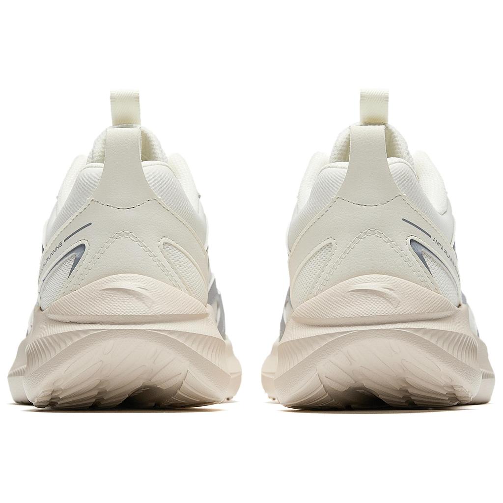 New Anta Anti Slip And Wear Resistant Breathable Low Top Casual Running Shoes Women's White Gray 922515516-3