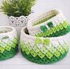 Large cutlery basket bottom Crochet base Moses basket 27x12cm Base