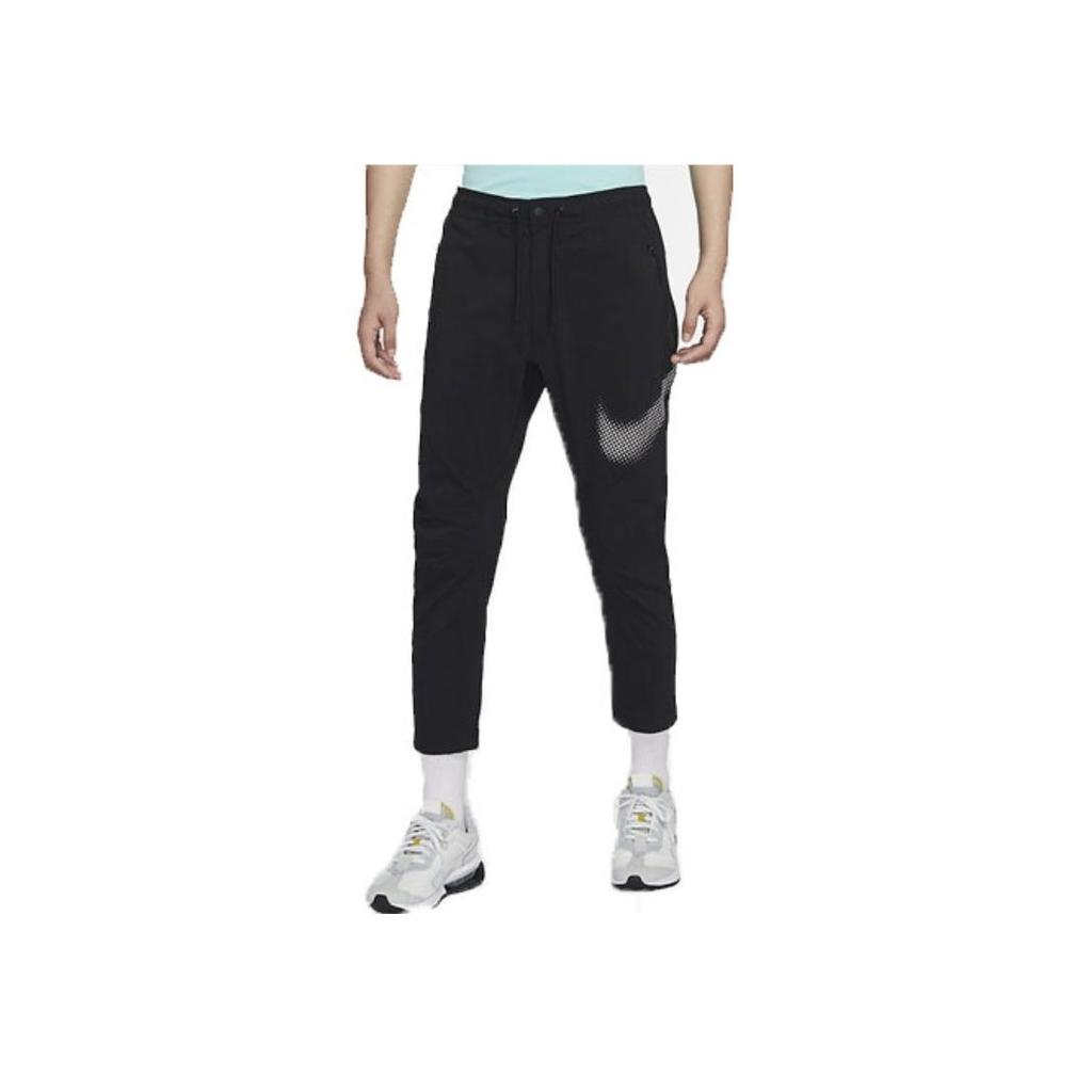 Nike Large Logo Woven Sports Pants Spring Season Men Bottoms Black DZ3029-010