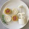 Ice Skin Pastries Mold Hand Pressed Mooncakes Mold Festival Bean Pastes Cake Molds Dessert ABS Moulds for Cooking Lover