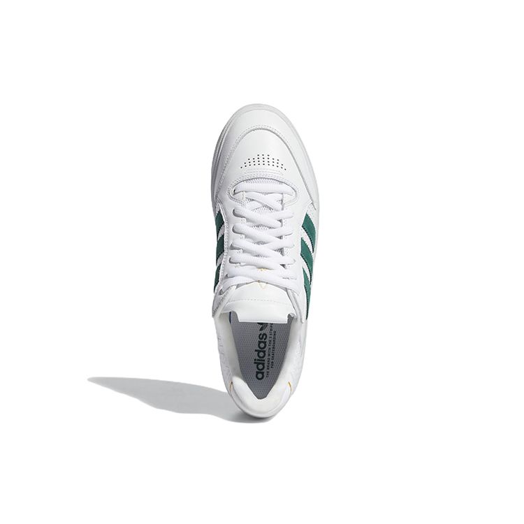 Adidas Tyshawn Low White Collegiate Green Men Sneakers Cloud-White Gold-Metallic GY6954