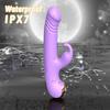 2 in 1 Thrusting Rabbit Vibrator Sex Toy for Women G-spot Clit Clitoris Stimulator Powerful Silicone Sexy Toys Female Adults Goods