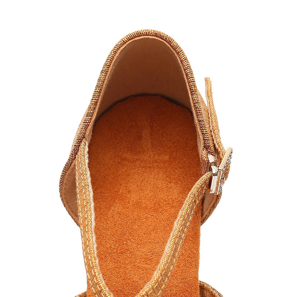 Mädchen-Lateintanzschuhe, niedriger Absatz, Damen-Ballsaal-Tango-Sandalen, 3,5 cm Absatz