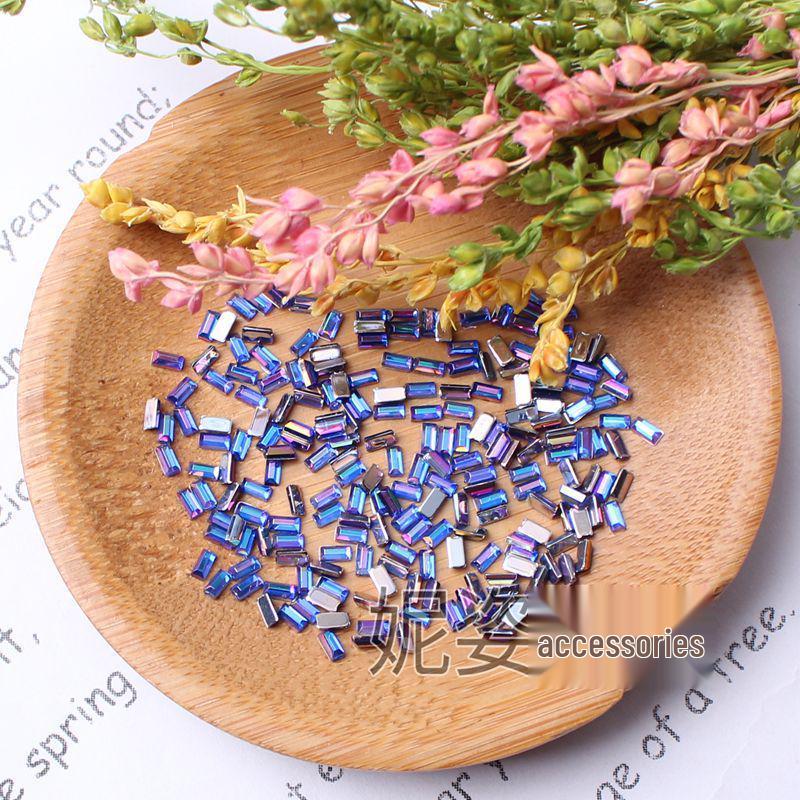 

Акриловые стразы для дизайна ногтей прямоугольной формы цвета AB (2x4 мм) – Аксессуары для красоты 10,000 pcs/large pack