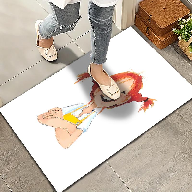 Pippi Carpet Rug For Living Room Bedroom Home Sofa Decoration Kids Play Nonslip Floor Mat