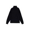 UNIQLO Solid Color Stand Collar Single Breasted Knit Sweater Men sweater Indigo 461407-69