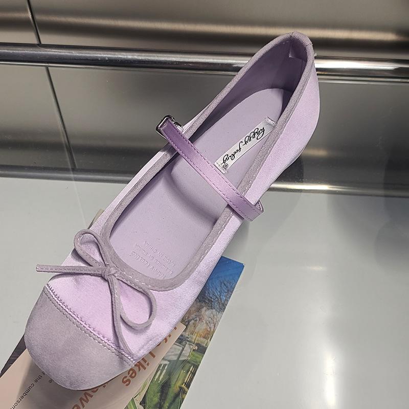 

Туфли Мэри Джейн с нежным бантиком, женская обувь с внутренней платформой, новинка ранней весны, балетки с юбкой, одинарные туфли 35