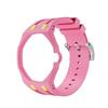 Dreifarbiger integrierter Silikon-Uhrenarmband-Mod-Kit mit Faltschließe Kompatibel mit Swatch X Royal Pop Uhrenzubehör