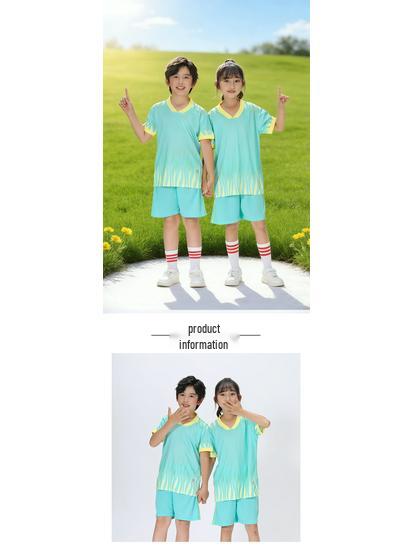 Kids' Quick-Dry Sportswear Set for Primary Students - Boys & Girls Badminton, Table Tennis, Volleyball, Team Uniform