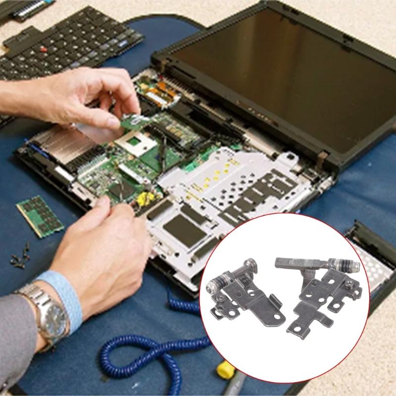 Metal Laptop Screen Hinge Assembly for 6IRL7 SLIM5 16ABR8 Laptops Precise Machined Structural Support For Smooth Opening