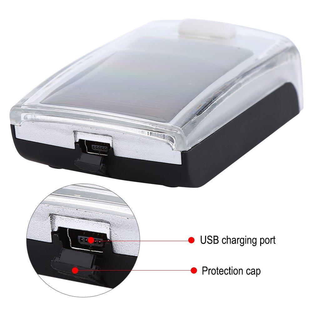 Bicycle Front Bicycle Solar USB Dual Front 4 200m 3 Lighting 1200 with Fixed Holder Light, Headlight, & Charging, Lamp, High-Brightness LEDs,