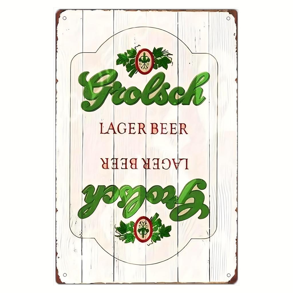 Corona Beer Vintage Metal Aluminum Sign Plaque Metal Weather Resistant Wall Art for Home Bar Cafe Garden Farmhouse Decor