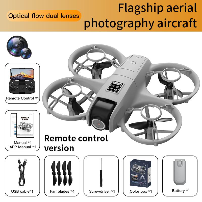 Drone X228 com Óculos VR 8K 2.4G WIFI Posicionamento Profissional HD Aéreo RC Avião Câmera Dupla HD Quadricóptero Drones Aéreos Brinquedos