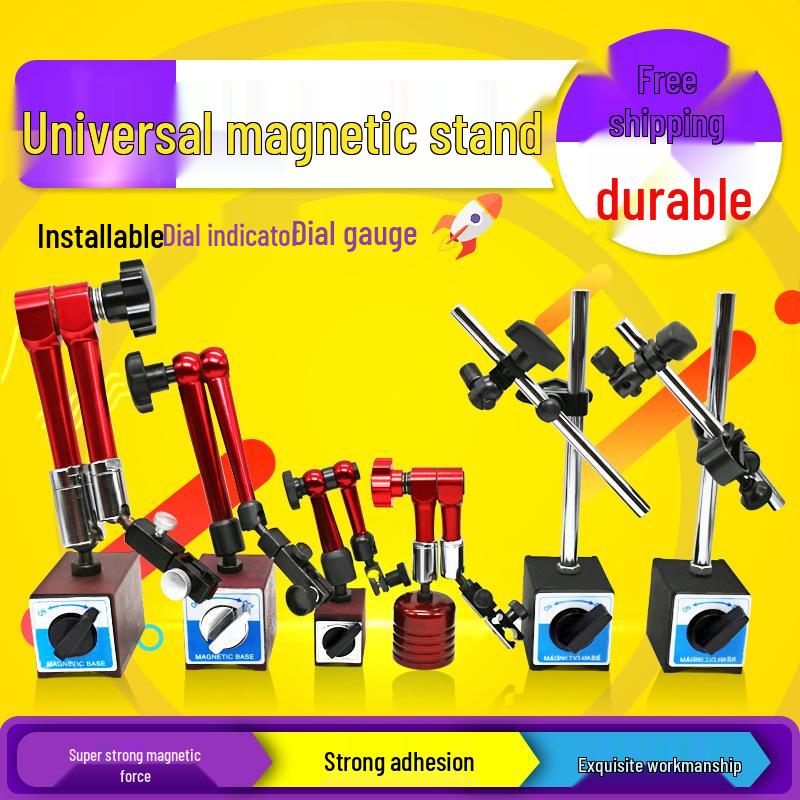 Universal Magnetic Dial Indicator Stand with Strong Magnetic Base