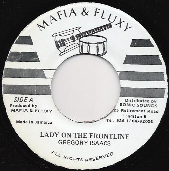 

7inch Record GREGORY ISAACS Lady On The Frontline NONE Mafia And Fluxy Jamaica Reggae Ska Dub Used