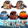 Customizable Cartoon Anime One Piece Lunch Box Cute Round Lunch Bag With Thermal Insulation Portable And Convenient