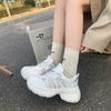 Small 6cm thick-soled dad shoes women's spring 2025 new breathable mesh fashion heightening casual women's shoes