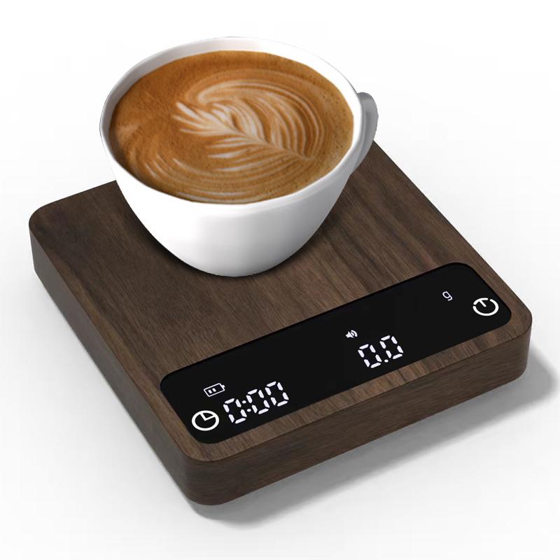 Basic Kitchen Digital Display Scale Black Mirror Nutrition Food Scale Coffee Weight Measurement Electric 2kg Maximum чёрный