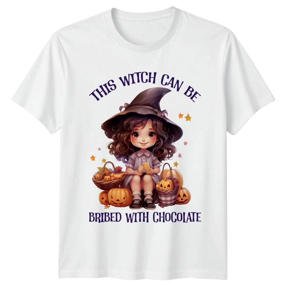 This Witch Can Be Bribed Unisexs TShirt Witch Halloween Gift For Her S
