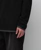 MUSINSA STANDARD Cr Layered Hem Long Sleeve T-Shirt [Black]