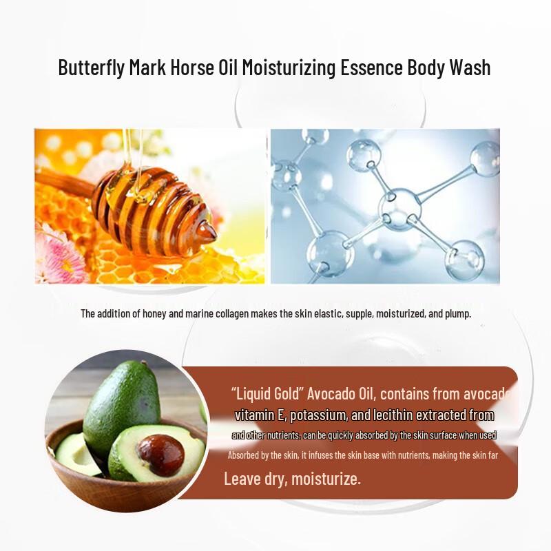 Dieyin Moisturizing Horse Oil Shower Gel Gift Set (2x 600ml)