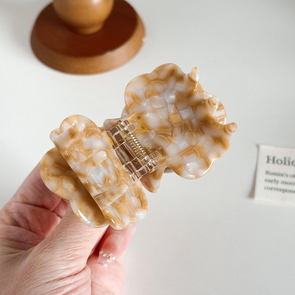 Chic Versatile Rose Flower Hair Claw Clip In Various Colors Stylish Acetate Hair Accessory