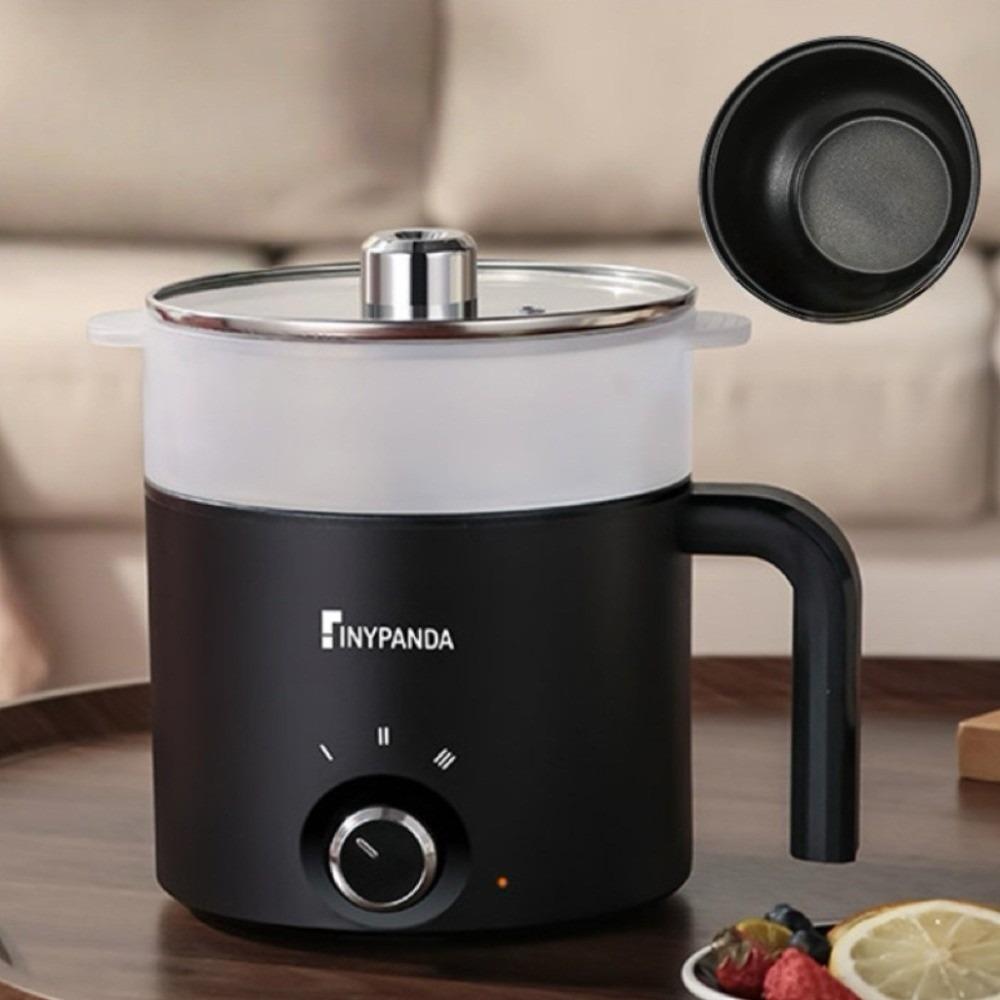 

1.8L Multi-functional Electric Cooker Stainless Steel Dormitory Hot Pot Student чёрный
