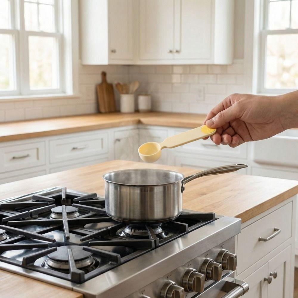 Portable Kitchen Measuring Spoon Stacking Coffee Sugar Scoop Baking Measuring Set  Cake Baking