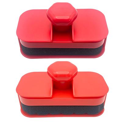 Wiederverwendbare Autoreifen-Polierschwammbürste mit Deckel, Reifenglanz-Applikator für Radzierblenden, Innenraum-Detailing, Autoreinigung für Pkw, Lkw, SUV