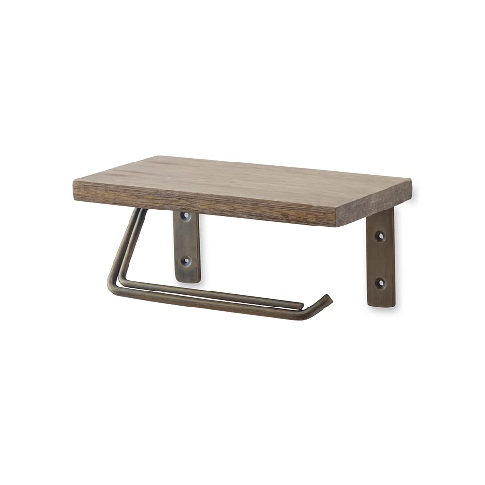 

POSH LIVING Toilet Paper Holder, Antique Gold, Single, 41379