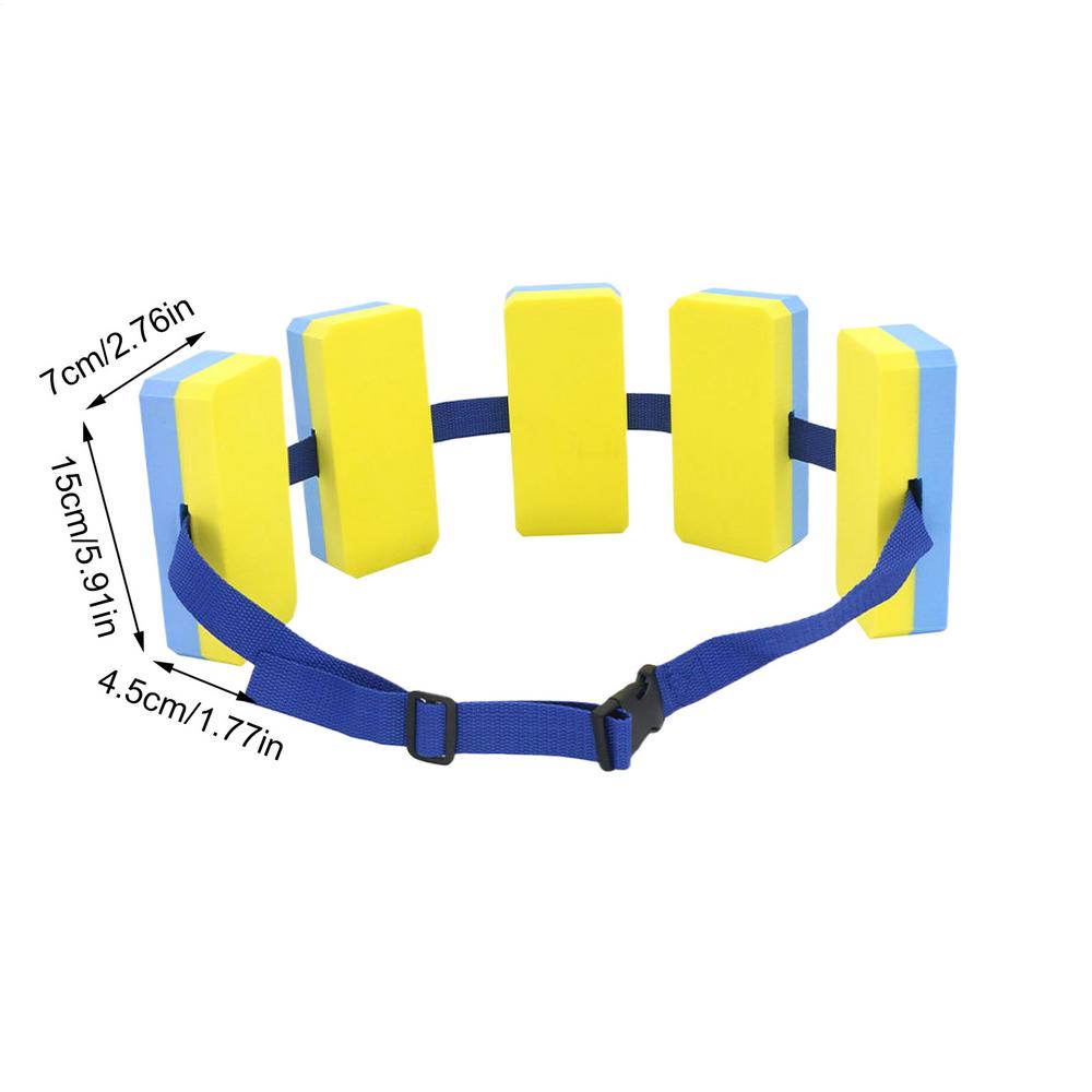 Swimming Floating Board EVA Swim Training Buoyancy Belts Adjustable Back Float Board Waistband Children Water Sports Assist Tool