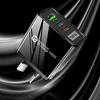 58W Fast Charging USB + Dual PD Travel Charger with EU/US/UK/KR/AU Plug, Type-C Compatible