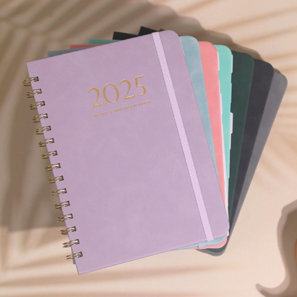 Hard Cover Journal Schedules Notebooks Calendar Daily Planner Notepad Weekly Planner  Office