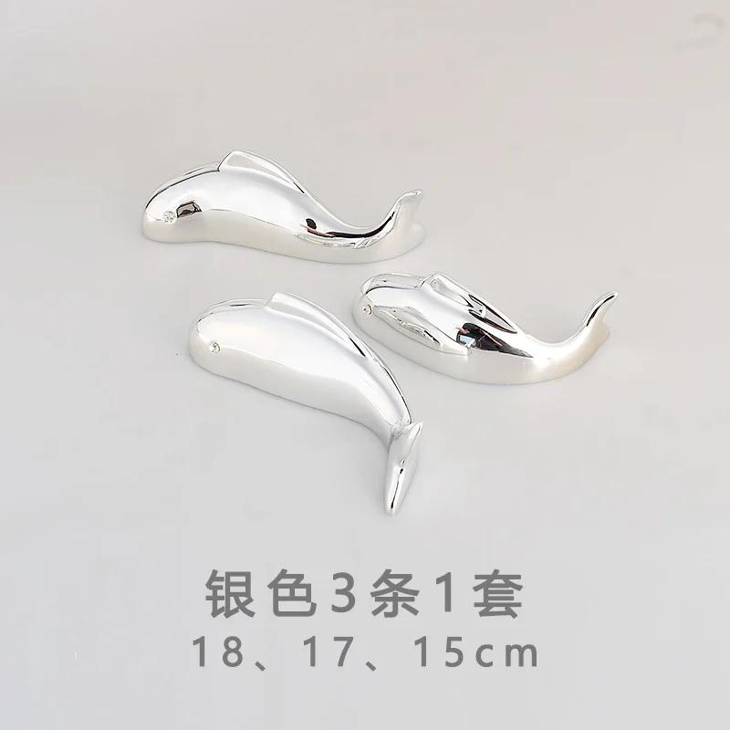 Imitacja metalu plastikowy liść lotosu karp salon sofa tło wisiorek dekoracja ścienna dekoracja ścienna sypialni naklejka ścienna