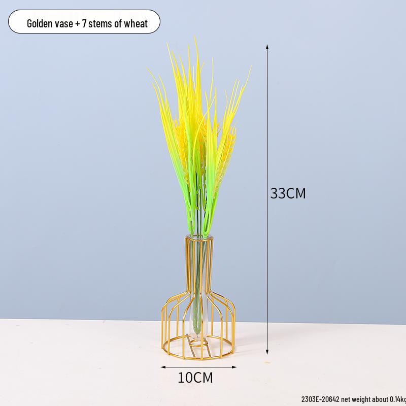 Minimalist Transparent Glass Vase for Creative Flower Arrangements In Living or Dining Rooms